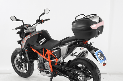 Hepco & Becker Alurack topcasecarrier black for KTM 690 Duke/R (2012-2019)
