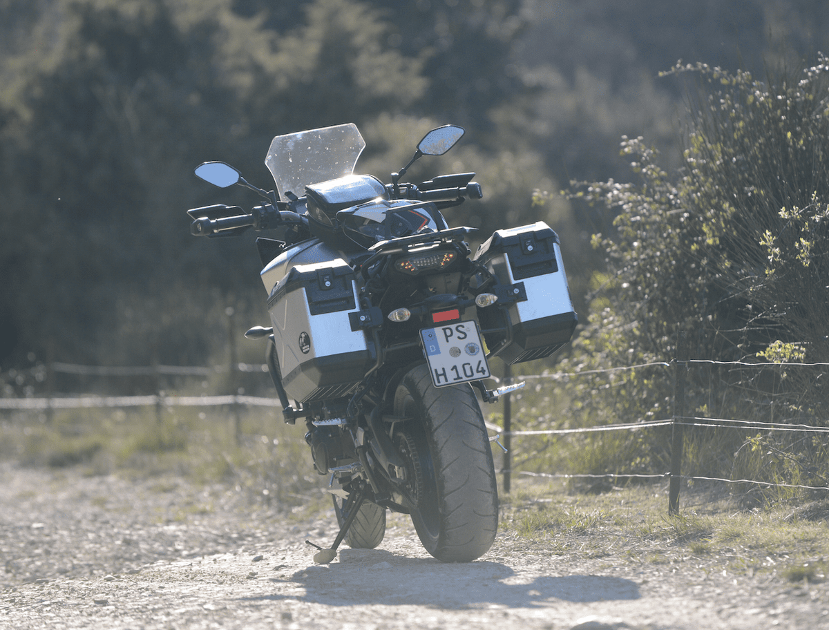 Hepco & Becker Sidecarrier Lock-it anthracite for Yamaha MT-09 Tracer ABS (2015-2017)