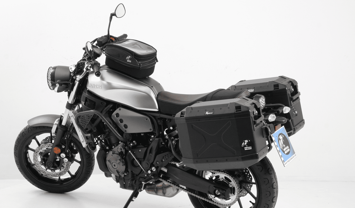 Hepco & Becker Sidecarrier Lock-it anthracite for Yamaha XSR 700/Xtribute (2016-2021)