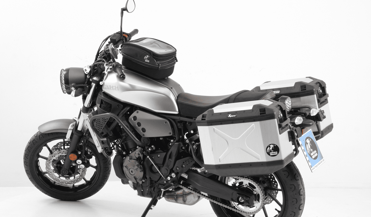 Hepco & Becker Sidecarrier Lock-it anthracite for Yamaha XSR 700 / XTribute (2022-2025)