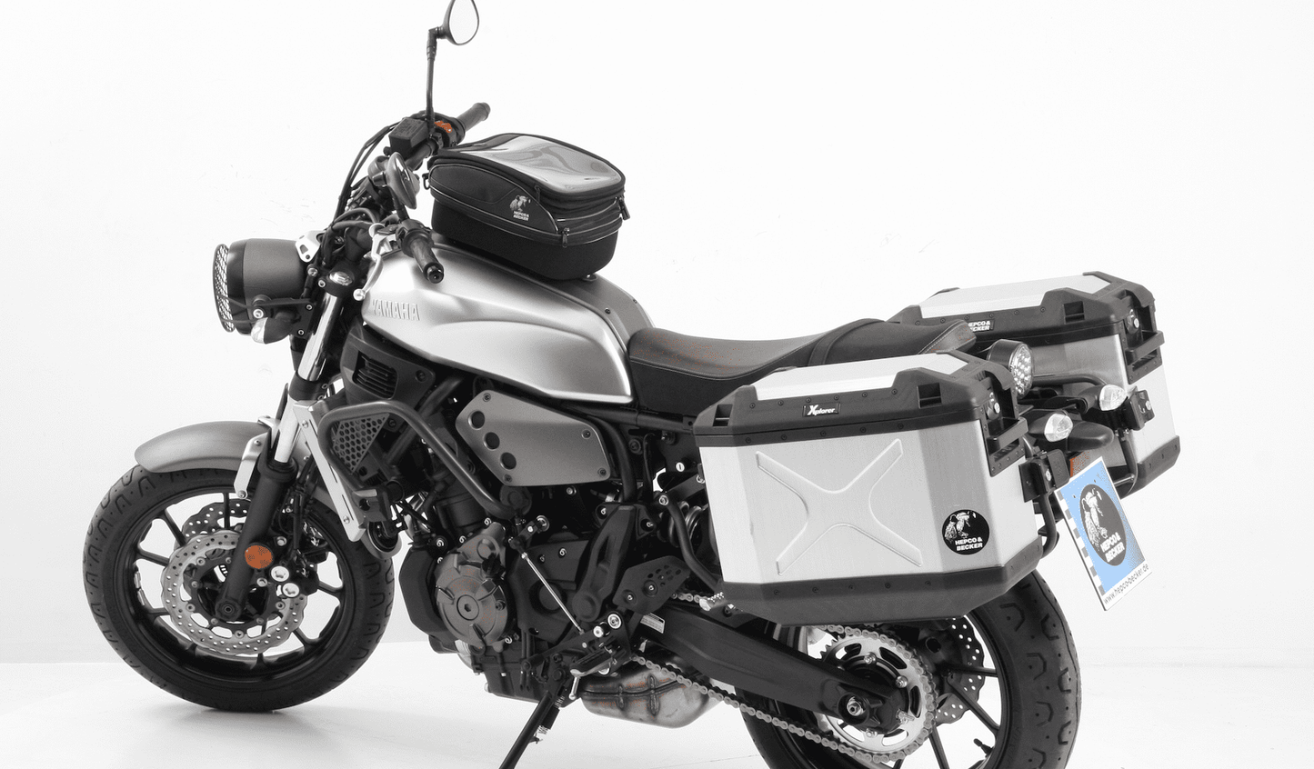 Hepco & Becker Sidecarrier Lock-it anthracite for Yamaha XSR 700/Xtribute (2016-2021)