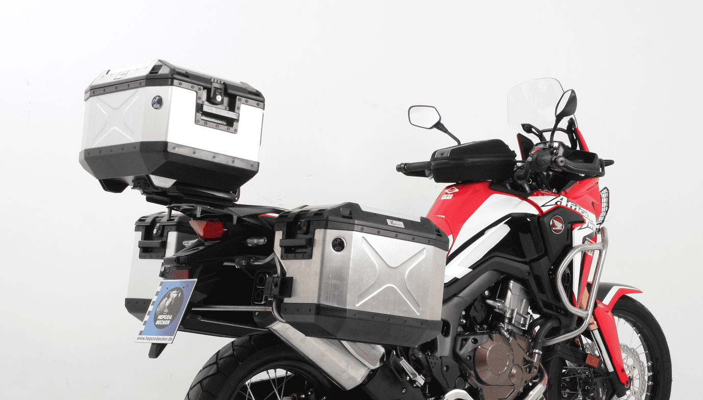 Hepco & Becker Alurack top case carrier black for Honda CRF 1000 Africa Twin (2016-2017)