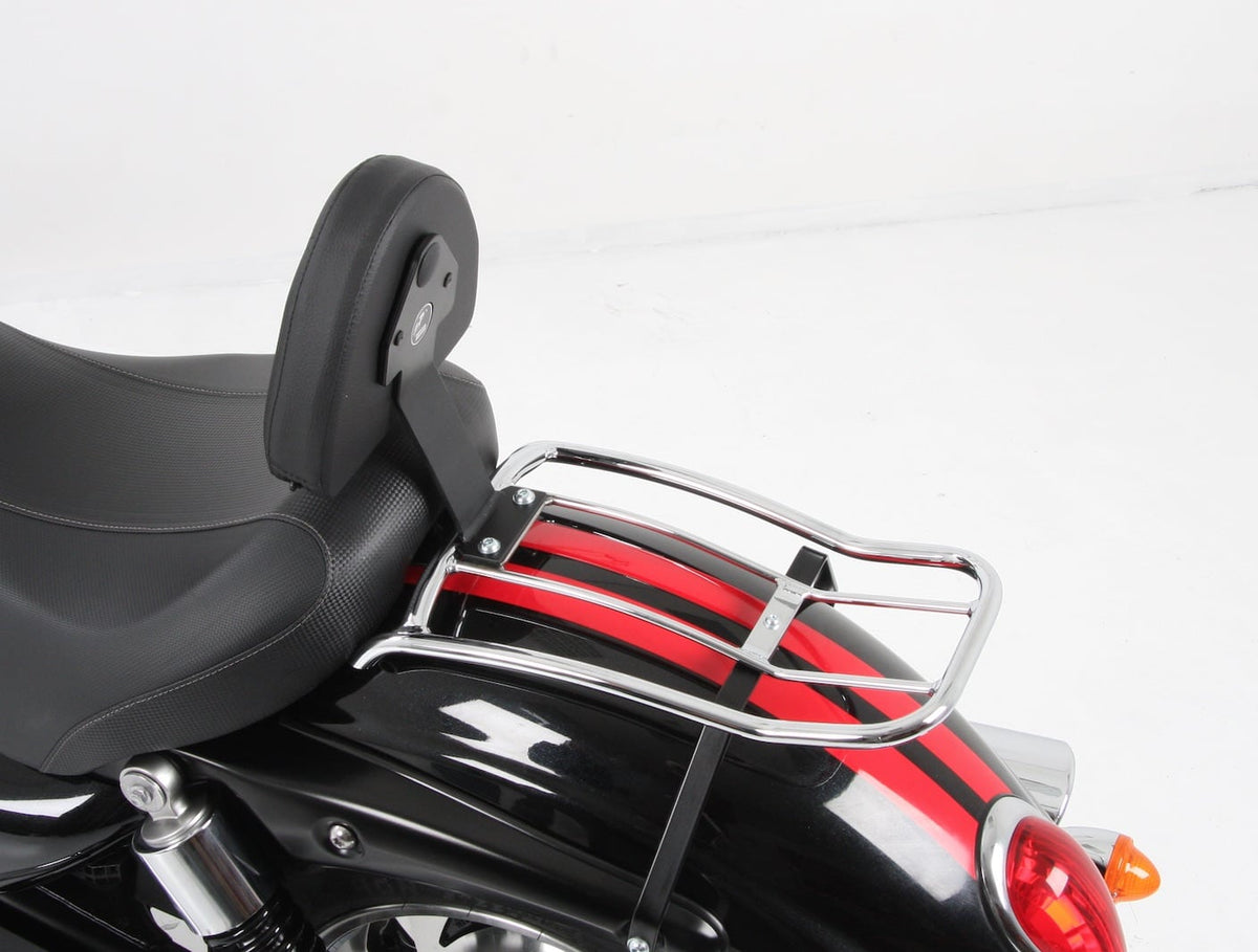 Hepco & Becker Solorack with backrest - chrome for Triumph Rocket III/Roadster (2011-2017)