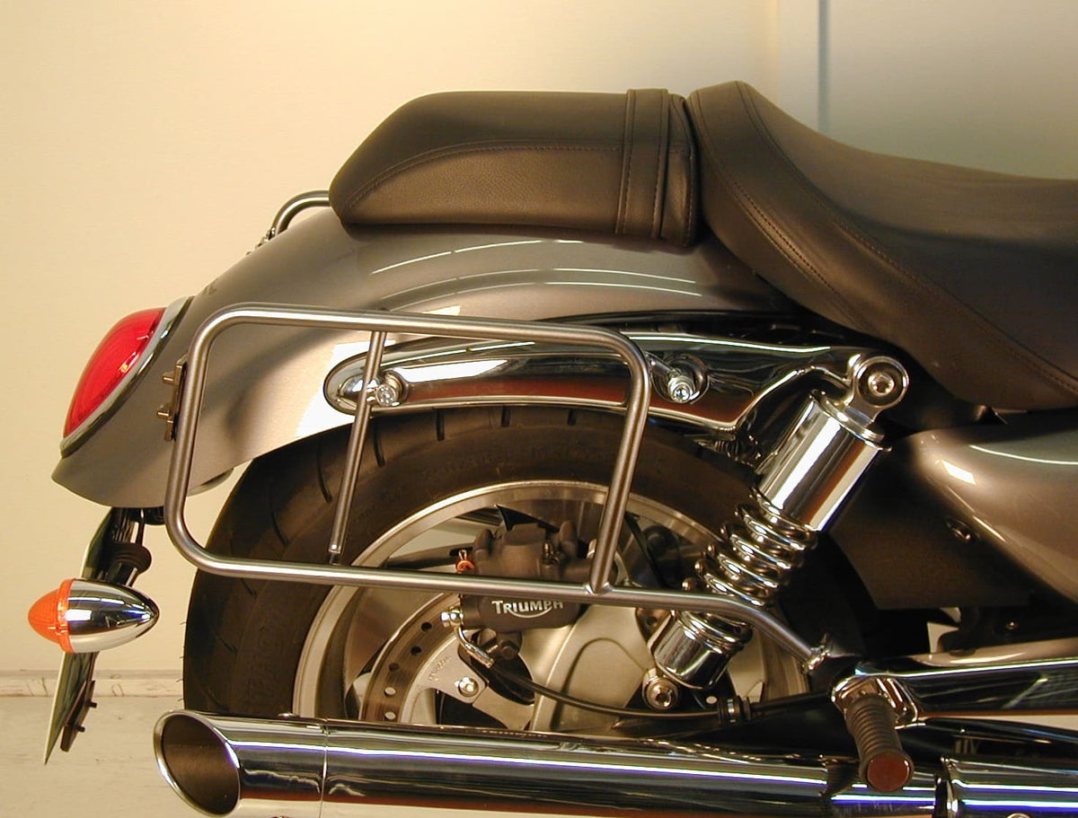 Hepco & Becker Sidecarrier permanent mounted chrome for Triumph Rocket/Rocket III Roadster (2011-2019)