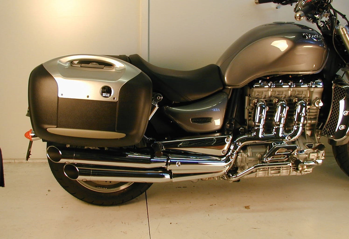 Hepco & Becker Sidecarrier permanent mounted chrome for Triumph Rocket/Rocket III Roadster (2011-2019)