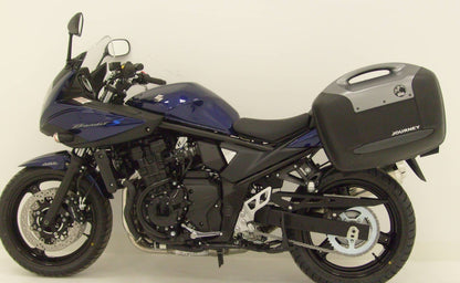 Hepco & Becker Sidecarrier Lock-it black for Suzuki GSF 650 S Bandit ABS (2009-2011) / GSF 1250 ABS (2010-2014) (with black pillion foot rests)