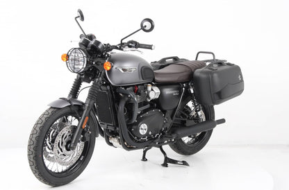 Hepco & Becker Sidecarrier permanent mounted black for Triumph Bonneville T 100/Black (2017-2025)