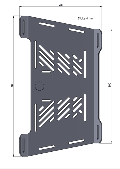 Hepco & Becker Modelspecific rear enlargement for Kawasaki Versys 1000 (2012-2014)