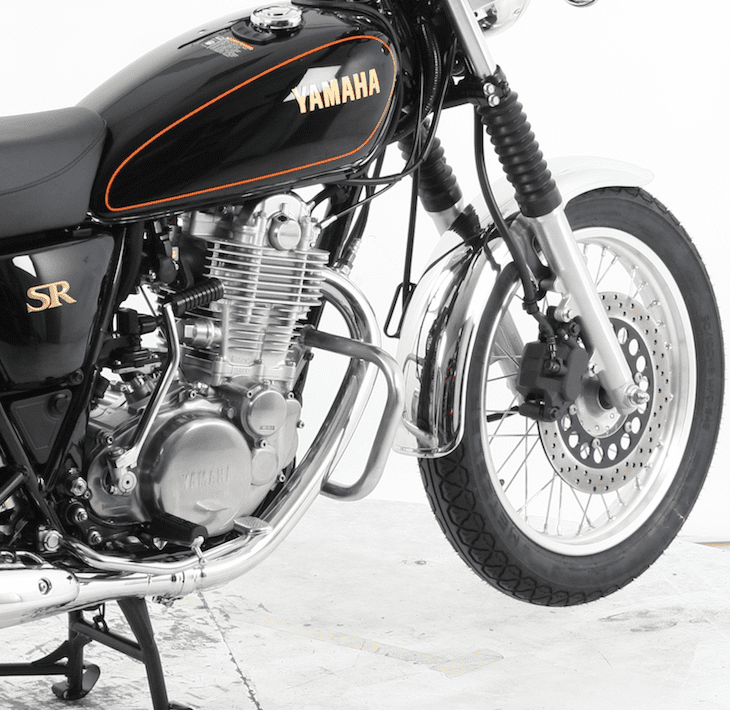 Hepco & Becker Engine protection bar chrome for Yamaha SR 400 (2014-2016)