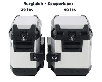 Hepco & Becker Xplorer 30 side case left side silver