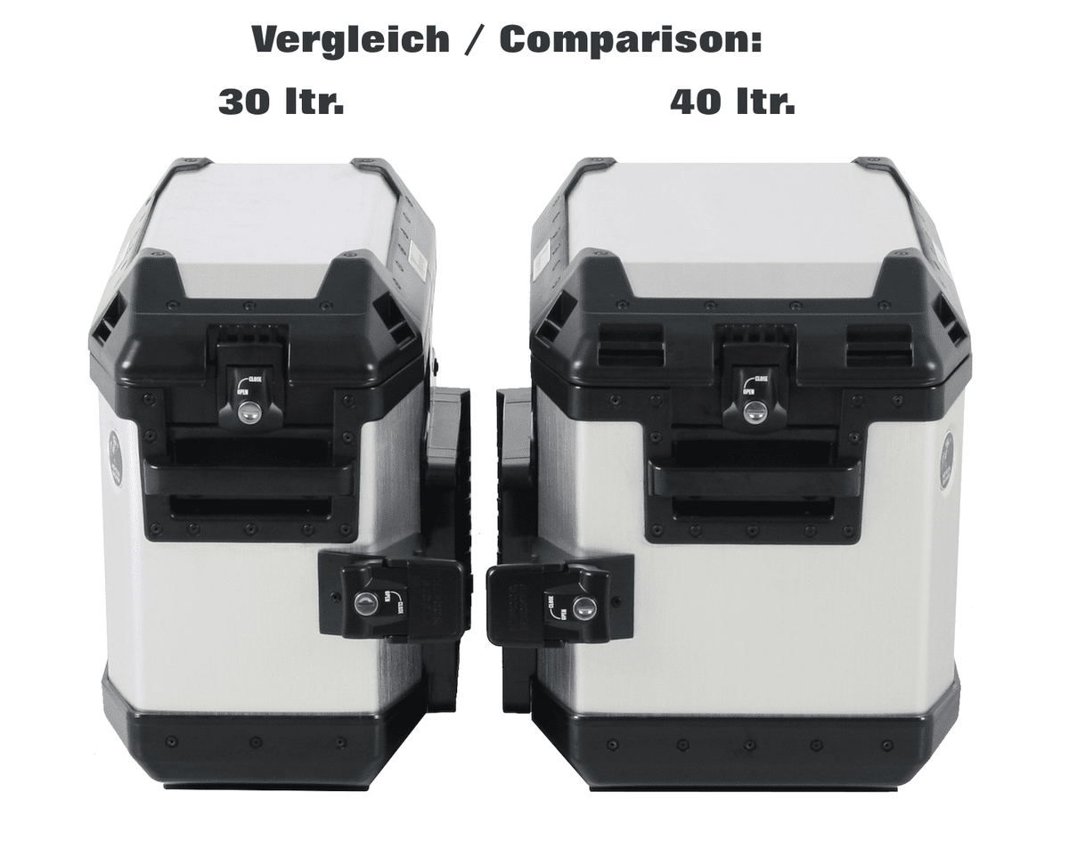 Hepco & Becker Xplorer 40 side case left side silver