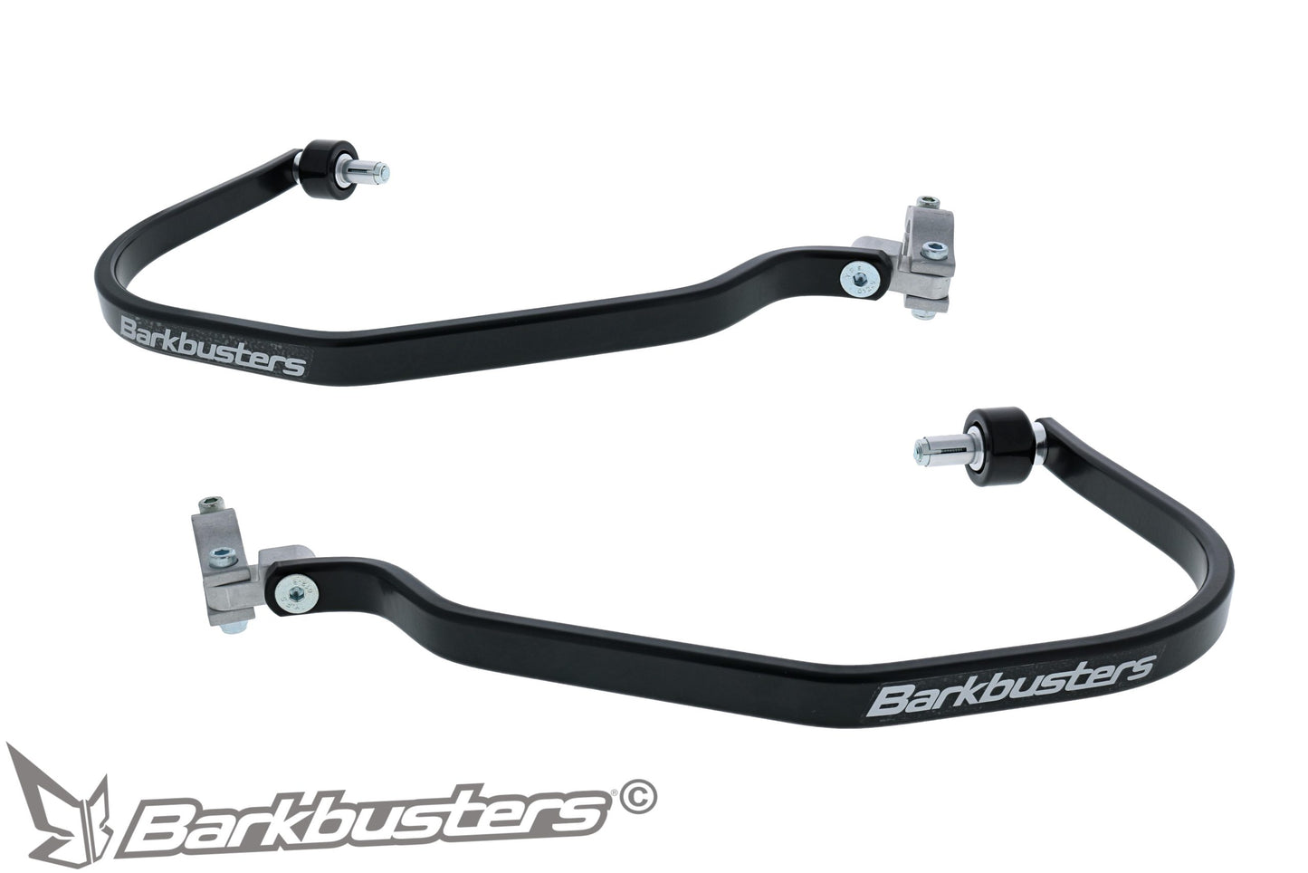 Barkbusters OEM Handguard Protector - Two Point Mount - NO GUARD OPTION: 
DUCATI Multistrada V2/V2S ('22 on) - Powder Coated BLACK