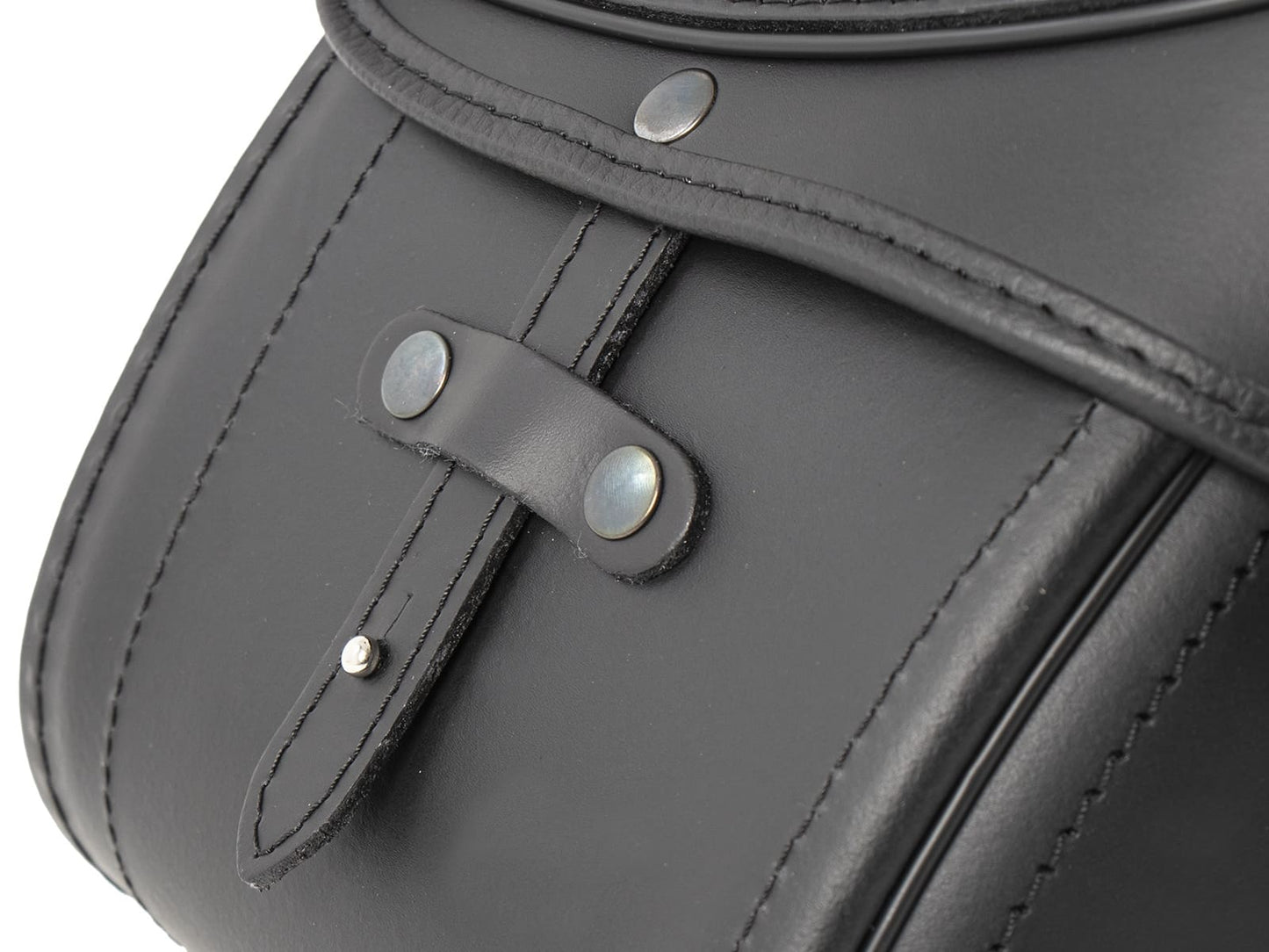 Hepco & Becker Leather single bag Buffalo black left for C-Bow holder