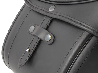 Hepco & Becker Leather single bag Buffalo black left for C-Bow holder