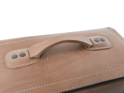 Hepco & Becker Leather single bag Buffalo brown right for C-Bow holder