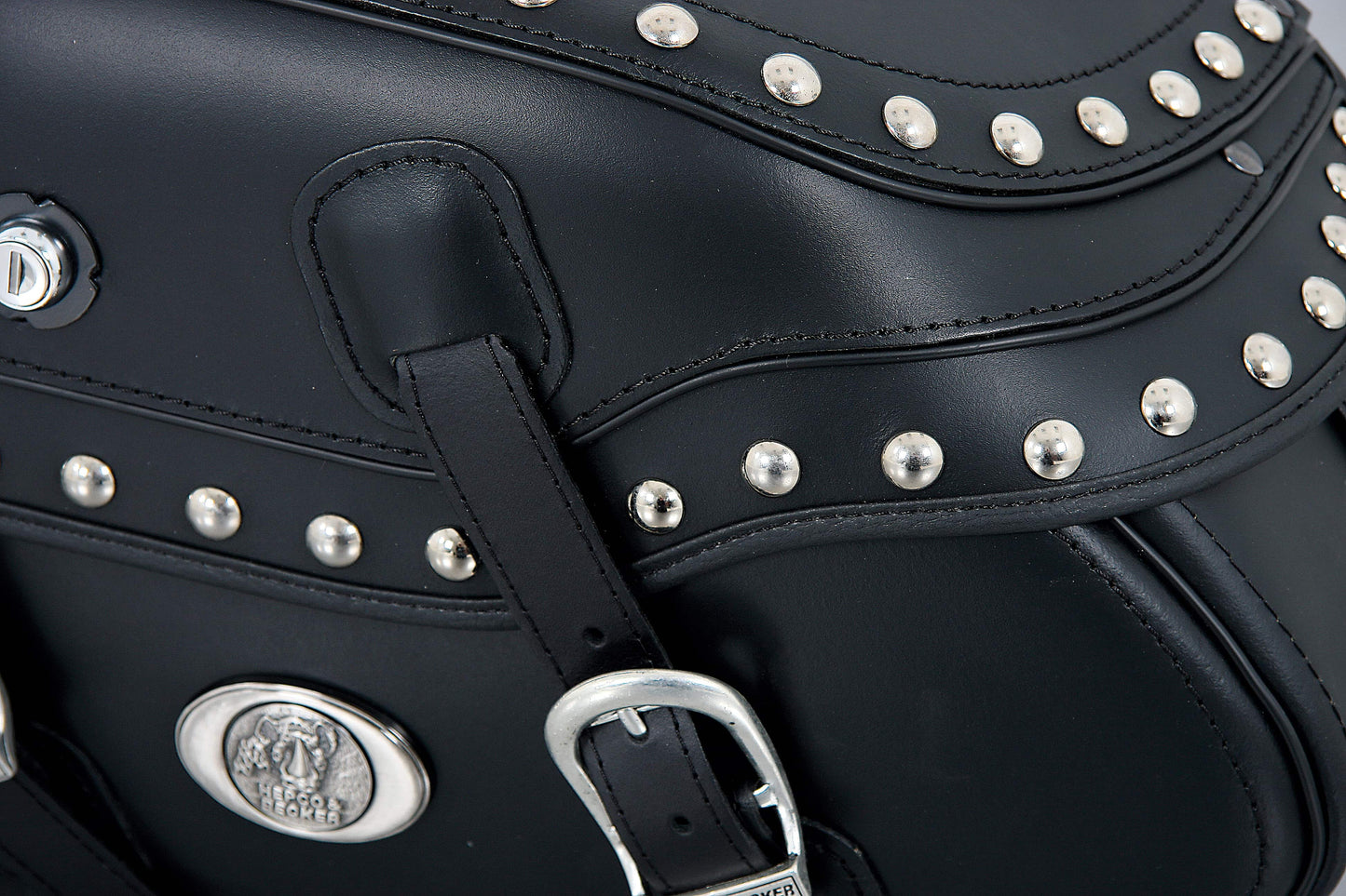 Hepco & Becker Leather single bag Buffalo Big Custom right for leather bag holder tube type