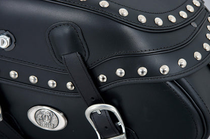 Hepco & Becker Leather single bag Buffalo Big Custom right for leather bag holder tube type
