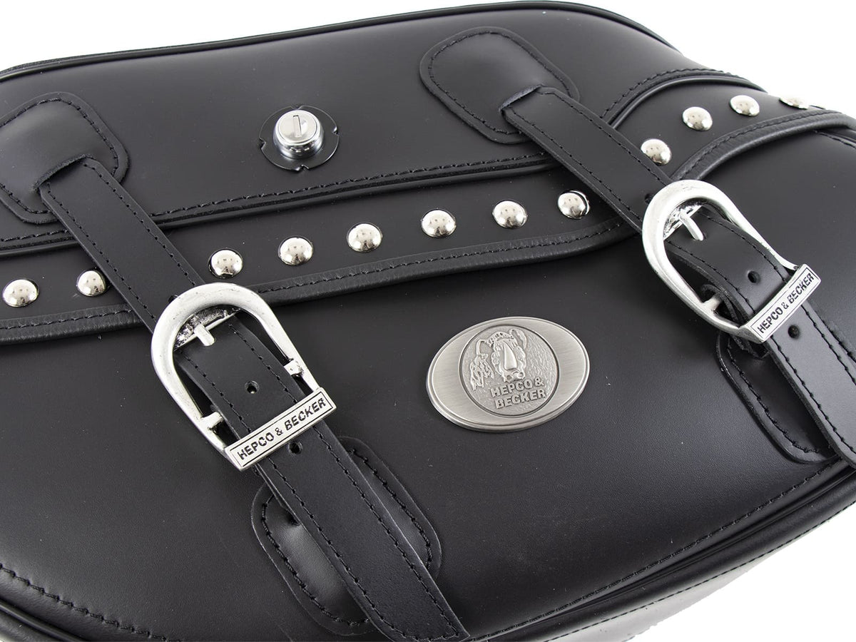 Hepco & Becker Leather single bag Buffalo Custom right for C-Bow holder