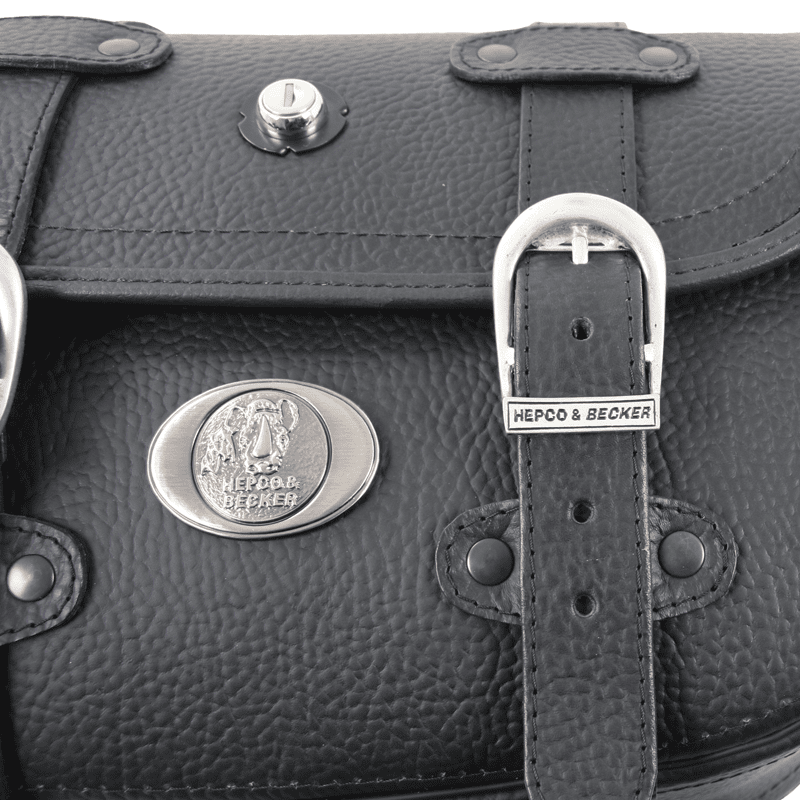 Hepco & Becker Leather single bag Liberty Big for leather bag holder tube type