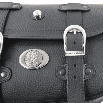 Hepco & Becker Leather single bag Liberty Big for leather bag holder tube type