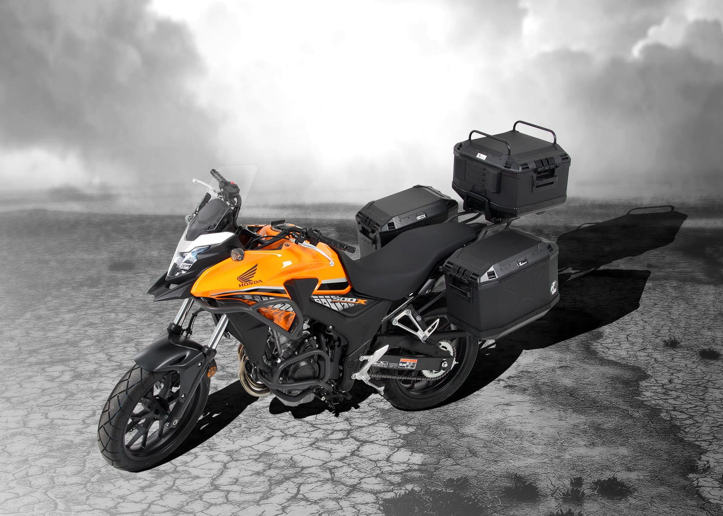 Hepco & Becker Sidecarrier Lock-it anthracite for Honda CB 500 X (2017-2018)
