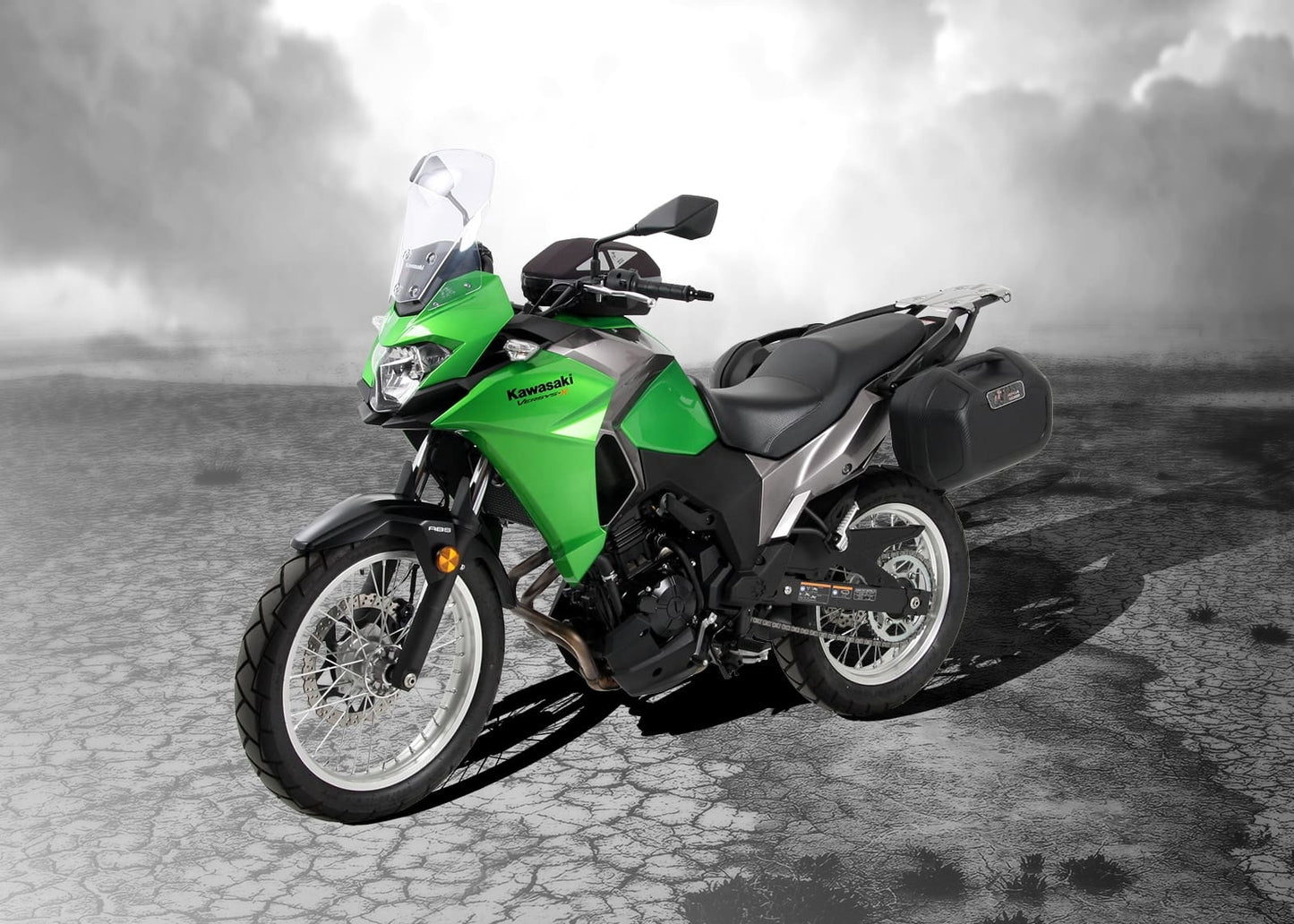 Hepco & Becker C-Bow sidecarrier black for Kawasaki Versys-X 300/Urban/Adventure (2017-)