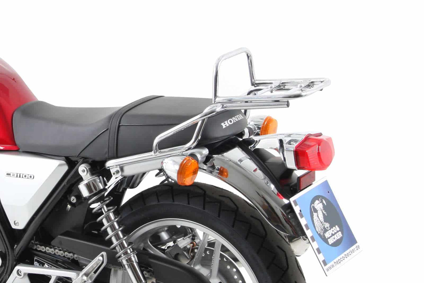 Hepco & Becker Topcase carrier tube-type chrome for Honda CB 1100 (2013-2016)