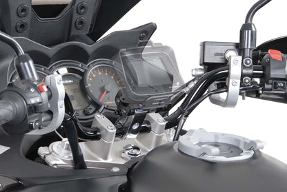 SW-Motech GPS mount with handlebar clamp