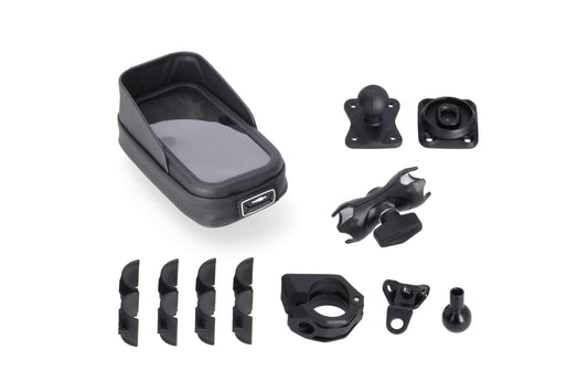 SW-Motech Universal GPS mount kit with Phone Case