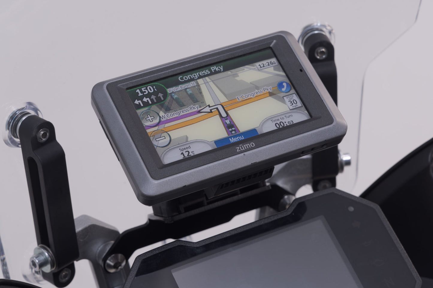 SW-Motech GPS mount for cockpit