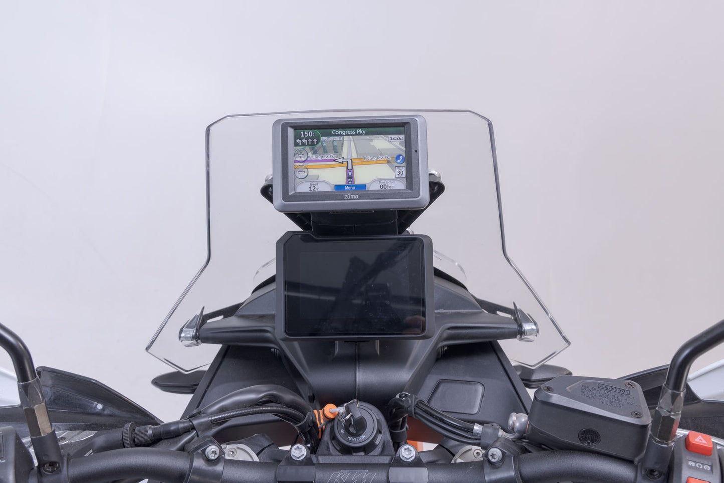 SW-Motech GPS mount for cockpit