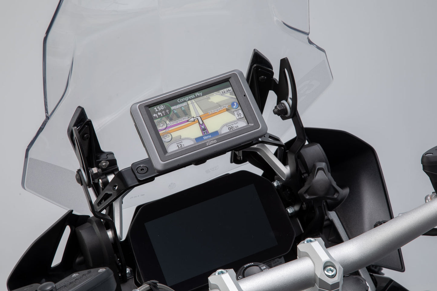 SW-Motech GPS mount for cockpit