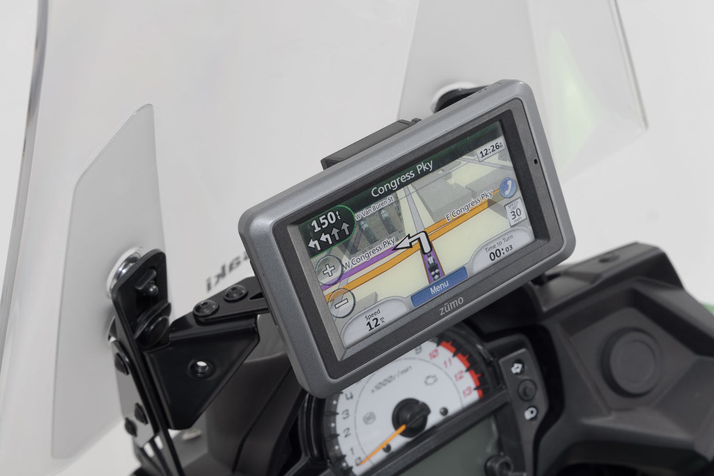 SW-Motech GPS mount for cockpit