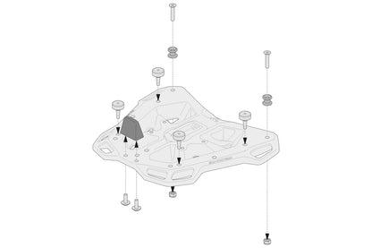 SW-Motech Adapter kit for ADVENTURE-RACK