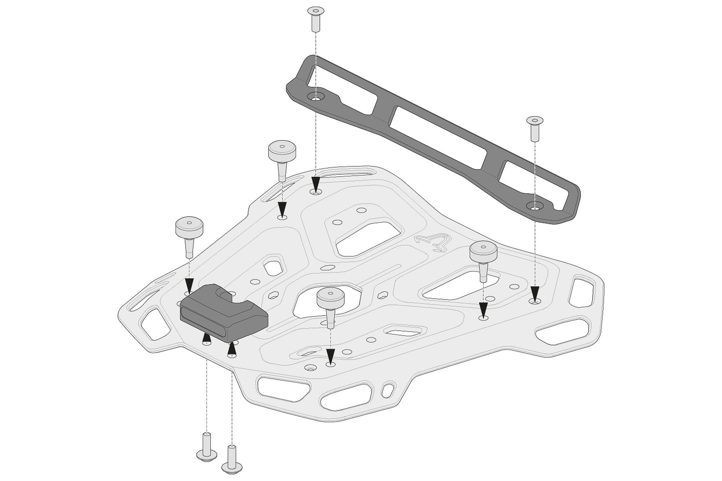 SW-Motech Adapter kit for ADVENTURE-RACK