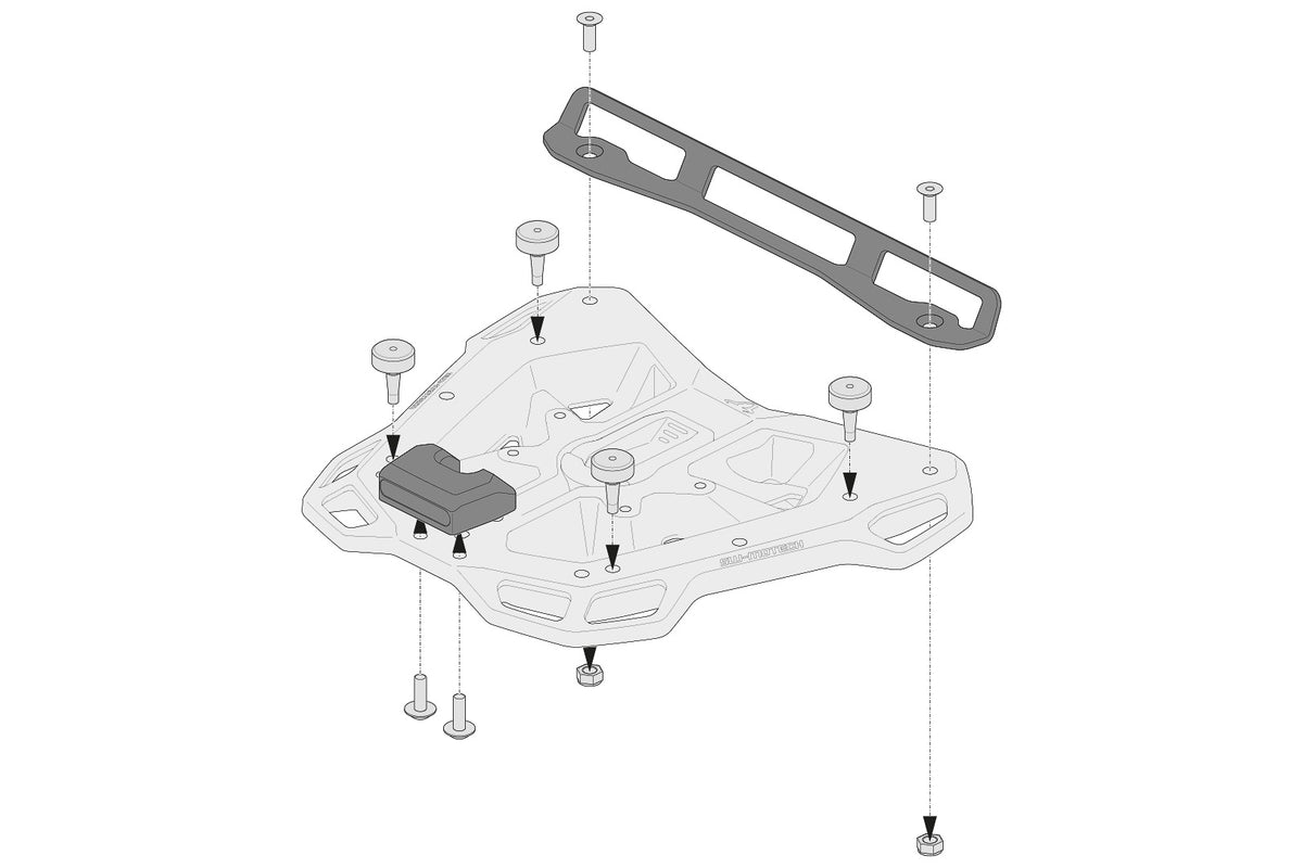 SW-Motech Adapter kit for ADVENTURE-RACK