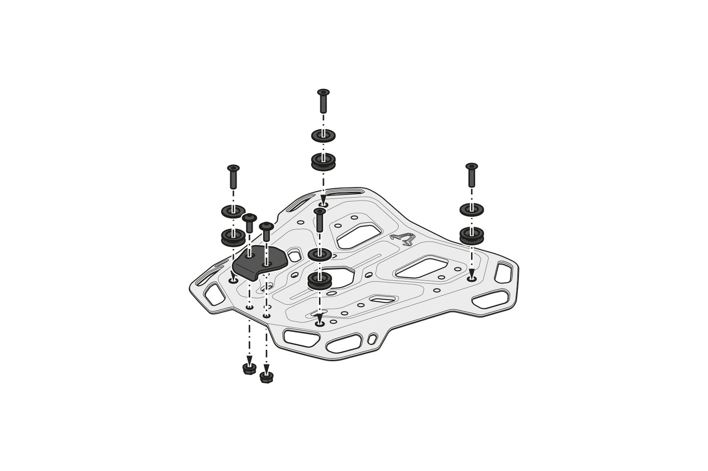 SW-Motech TRAX ADV top case system