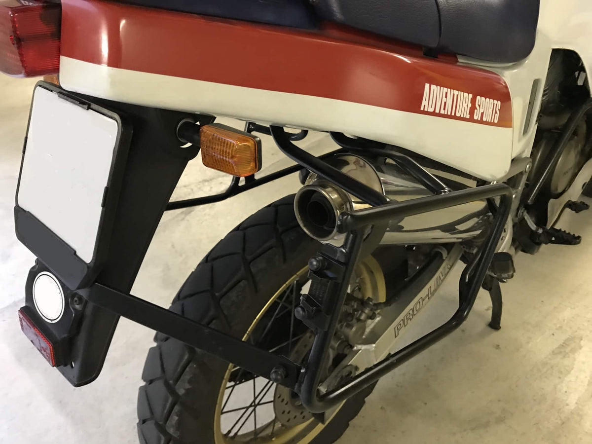 Hepco & Becker Sidecarrier permanent mounted black for Honda Africa Twin XRV 650 (1988-1990)