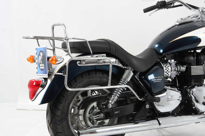 Hepco & Becker Topcase carrier tube-type chrome for Triumph Amerika / Speedmaster (2011-2017)