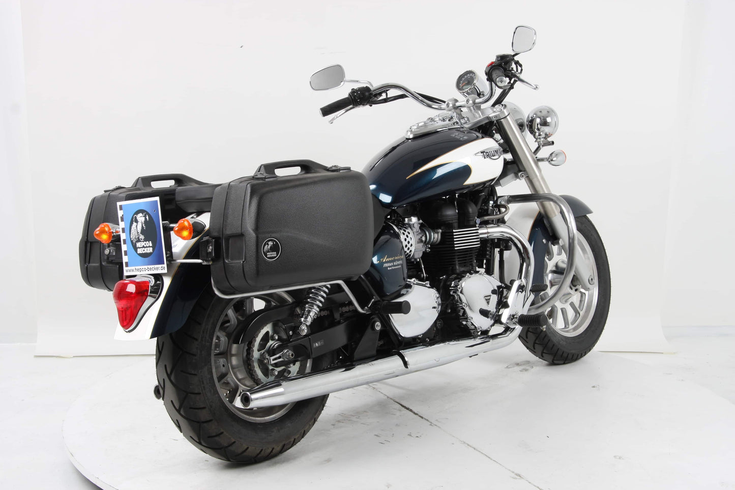 Hepco & Becker Sidecarrier permanent mounted chrome for Triumph Bonneville Speedmaster (2011-2017)
