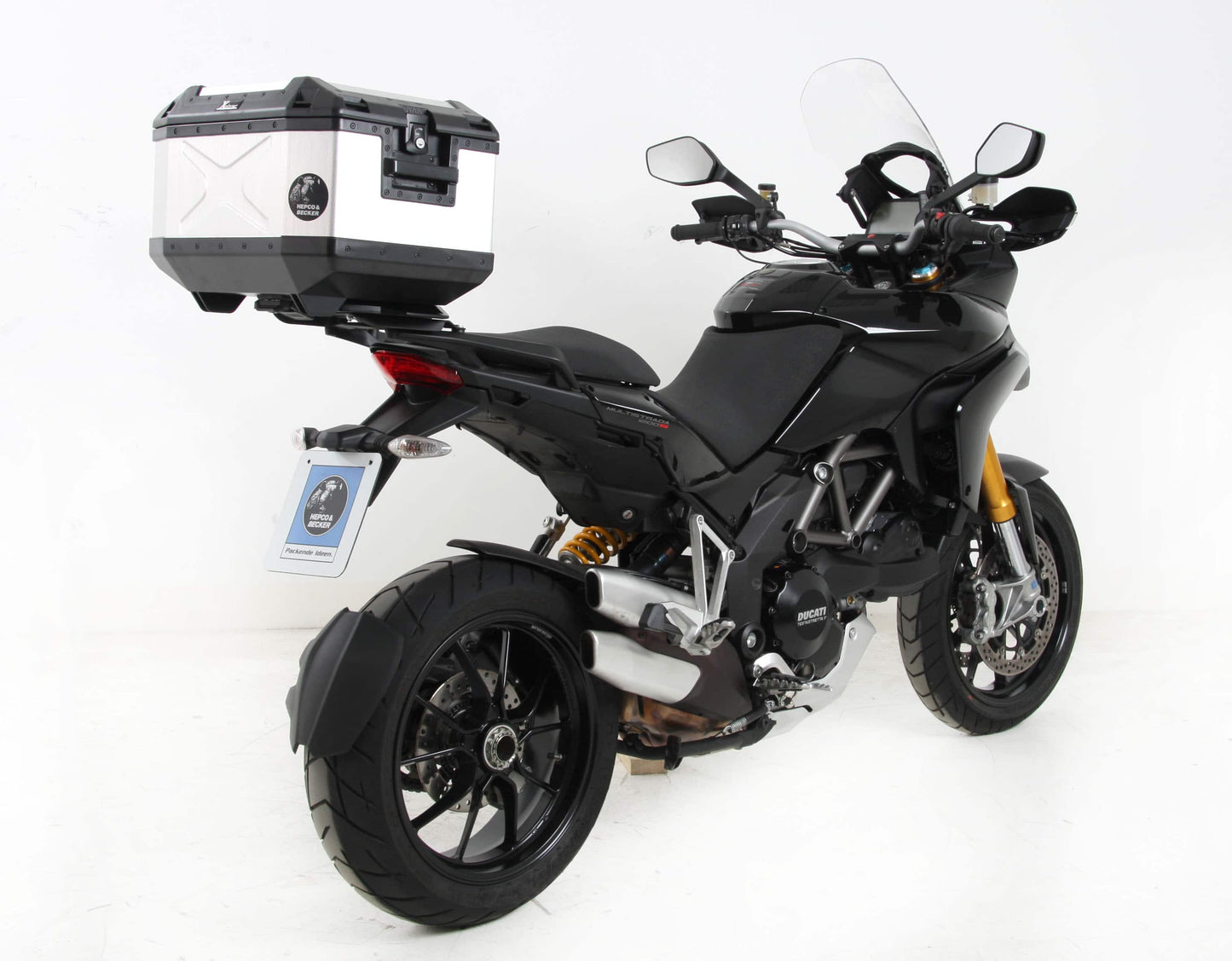 Hepco & Becker Alurack top case carrier black for Ducati Multistrada 1200/S (2010-2014)