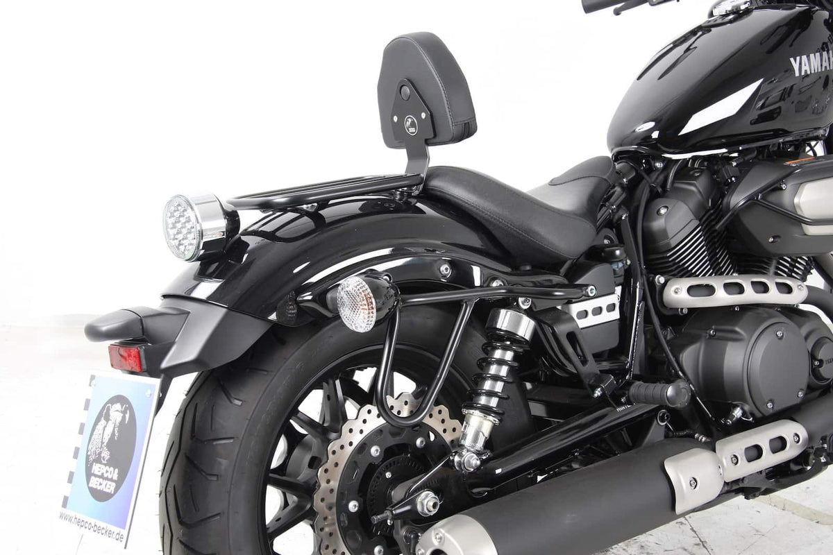 Hepco & Becker Saddlebag holder Cutout - black for Yamaha XV 950/R (2013-2020)