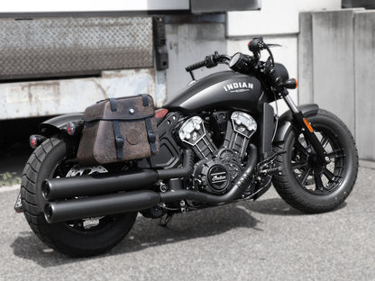 Hepco & Becker Leatherbag tube carrier Cutout for Indian Scout Bobber / Sixty / Twenty / Rogue (2017-2024)
