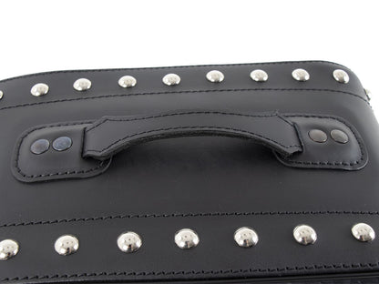 Hepco & Becker Leather single bag Ivory black right for C-Bow holder