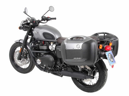 Hepco & Becker Sidecarrier permanent mounted black for Triumph Bonneville T 100/Black (2017-2025)