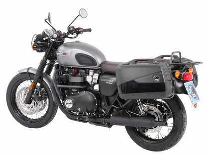 Hepco & Becker Sidecarrier permanent mounted black for Triumph Bonneville T 100/Black (2017-2025)