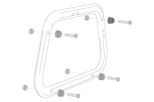 SW-Motech Adapter kit for EVO carrier