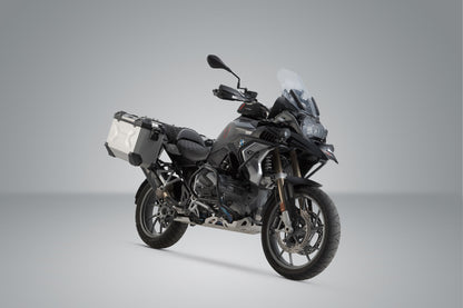 SW-Motech TRAX ADV aluminum case system + Akrapovic