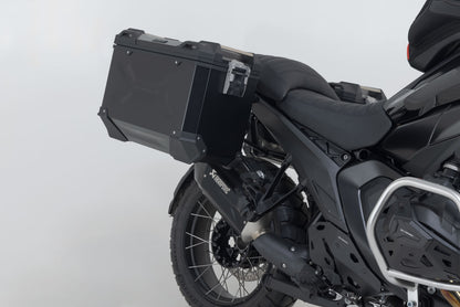 SW-Motech TRAX ADV aluminium case system + Akrapovic