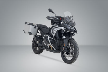 SW-Motech TRAX ADV aluminium case system + Akrapovic